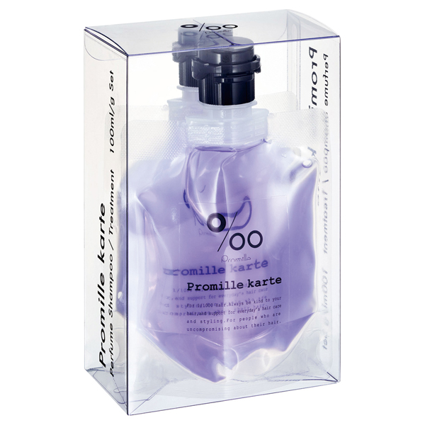 パフュームシャンプー トリートメントセット / No.5パープル / 100ml、100g / エレガントローズの香り