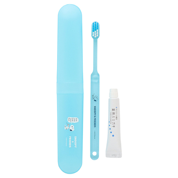 HEALTH TIPS PEANUTS 歯ブラシ 2本セット HEALTH TIPS PEANUTS 歯ブラシ 2本セット 歯ブラシ＆ポーチセット