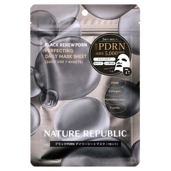ブラックPDRNデイリーシートマスク / 7枚