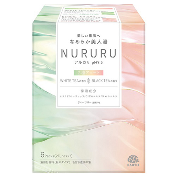 ヌルル / 6包 / WHITE TEAの香り&BLACK TEAの香り ヌルル / 6包 / WHITE TEAの香り&BLACK TEAの香り