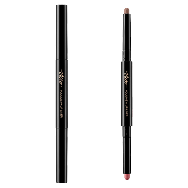 ボリューム Wリップライナー / 限定品 / 02 ピンクベージュ&クールブラウン / 0.5g / 無香料