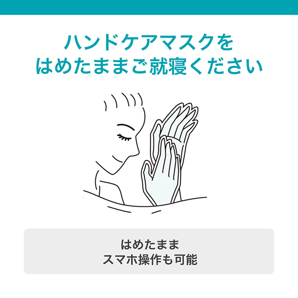 一晩中指先までまるごと守る お手入れ底上げ ハンドケアマスク / S～M(4枚入り) 1