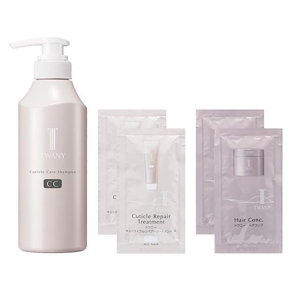 【数量限定】キューティクルケアシャンプー セット / 400ml、6g×2、6g×2