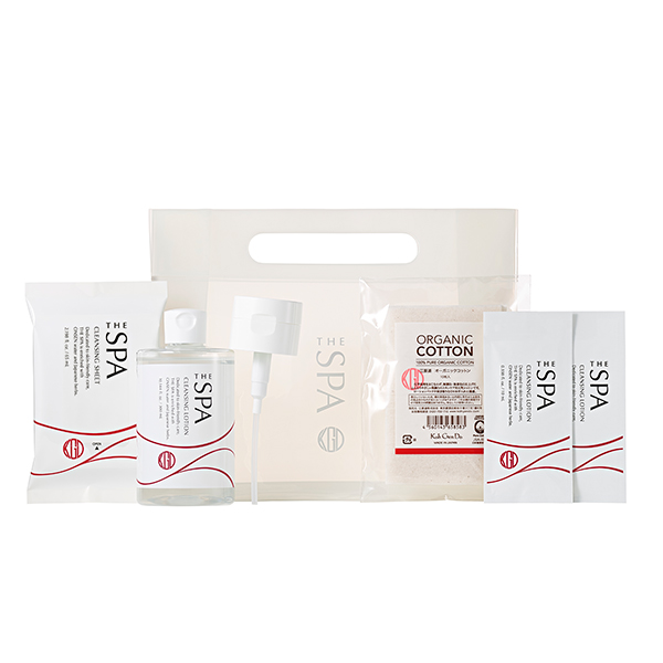 THE SPA 澄肌クレンジング スペシャルセット 300 / 300mL(約1ヵ月分)、10枚入(65mL)、1回分(10mL)×2、10枚入