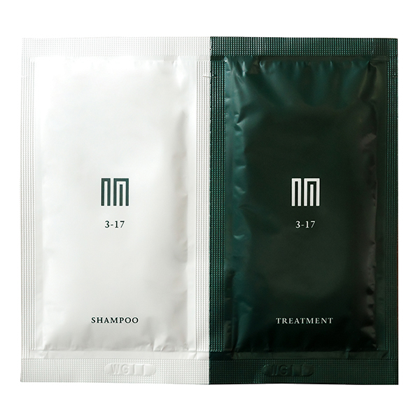 フレグランスシャンプー&トリートメント 3-17 / 分包 / 20mL(10mL、10mL)