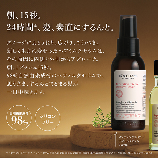L'Occitane トリートメントオイルとミルクセラム インテンシヴリペア ヘアミルクセラム / ロクシタン