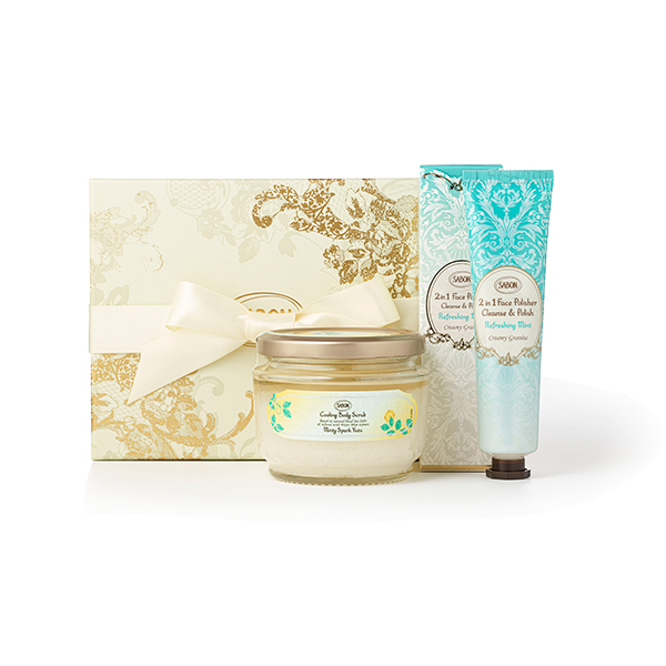 リフレッシュ ボディ&フェイスケアキット ミンティスパーク・ユズ / 320g、60g / ミンティスパーク・ユズ