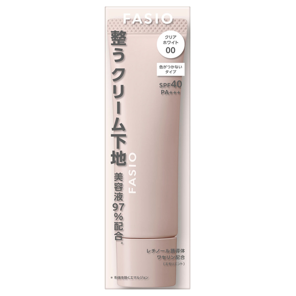 うるおい整う クリーム下地 / SPF40 / PA+++ / 00 クリアホワイト / 30g / 無香料