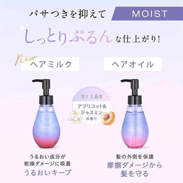 バランスリペアヘアミルク モイスト / hiritu(トリートメント