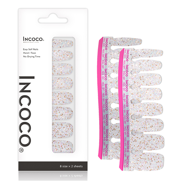 【限定品】インココ貼るマニュキュアシート / ディスコ ダンス / 8サイズ×2シート