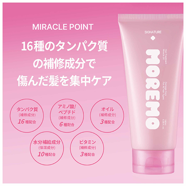 スーパーリペアシャンプー+ ミニ ヘアトリートメントミラクル 2X