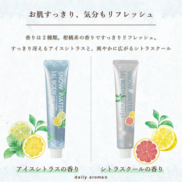 スノーウォーターフォーボディ アイスシトラス 02