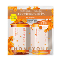 ハニーク ディープリペア ヘッドスパブラシ付き 限定キット(シャンプー&ヘアトリートメント) / 限定品 / 450mL、450mL、1個 / 金木犀の香り
