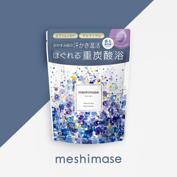 meshimaseバスタブレットスパリラックス / ロゼット(入浴剤
