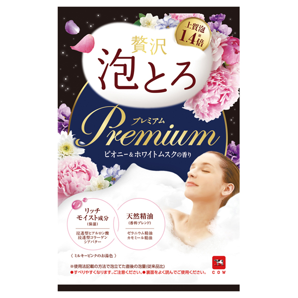 贅沢泡とろ プレミアム 入浴料 / 40g / ピオニー&ホワイトムスクの香り 贅沢泡とろ プレミアム 入浴料 / 40g / ピオニー&ホワイトムスクの香り