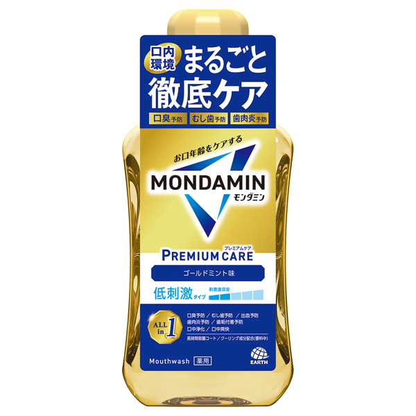モンダミン プレミアムケア ゴールドミント / 600mL / 本体