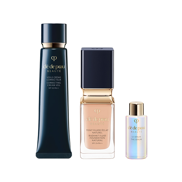 プレメイクアップ&ファンデーションキット(タンフリュイドエクラ ナチュレル ピンクオークル10) / 40g、35mL、7mL