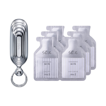 シャンプーの効果を引き出すブラシと天然ミルクでパサつきケア