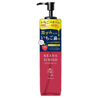 毛穴いちごクレンジングオイル / 本体 / 180ml / オイルなのにサラッとの伸びる 洗い上がりもっちり! / 摘みたていちごの香り