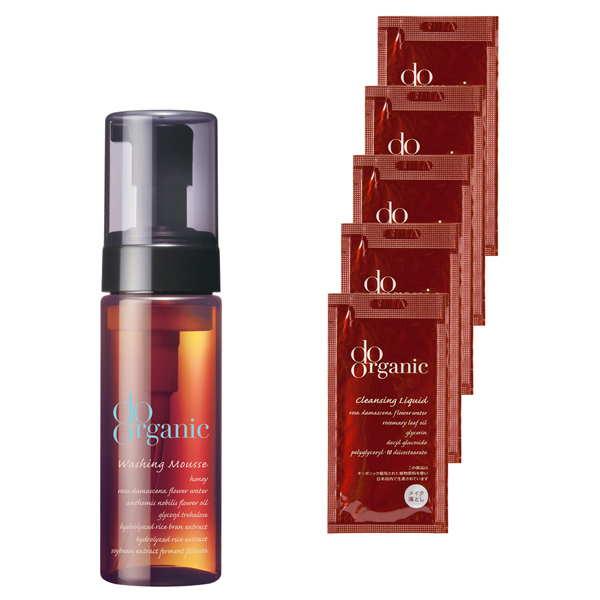 ドゥーオーガニック ウォッシング ムース おまけ付きセット / 150ml 、5包