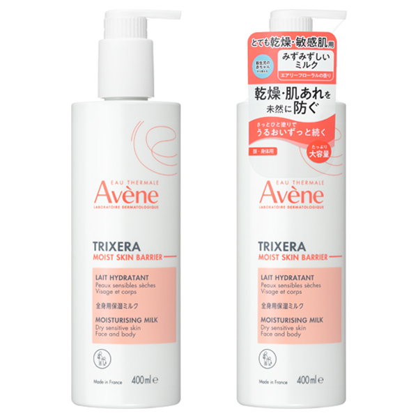 トリクセラ モイストスキンバリア ミルク / 400mL(ラージ) / 本体 / エアリーフローラルの香り