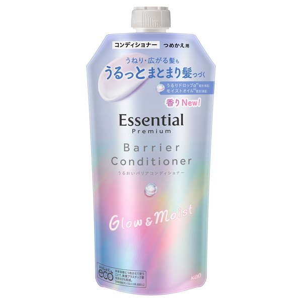プレミアム うるおいバリアコンディショナー グロウ&モイスト / 340ml / つめかえ用 / ときめく ホワイトピーチ&ムスクの香り