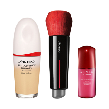 エッセンススキングロウファンデーション(220)&DAIYA FUDEキット