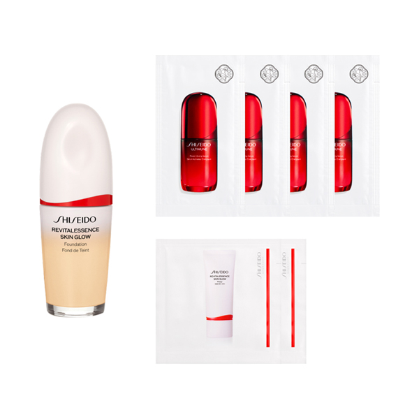 エッセンス スキングロウ ファンデーション(130) / SPF30 / PA+++ / 130 Opal / 30mL、1g×2包、1.5mL×4包