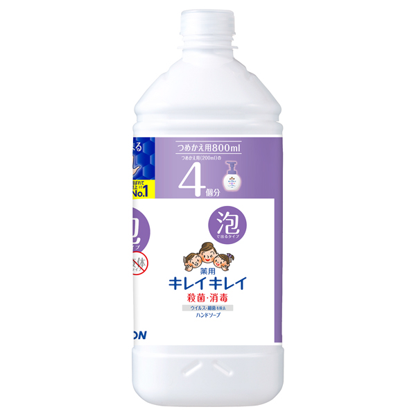 薬用泡ハンドソープ / 800ml / 詰替 / フローラルソープの香り 1