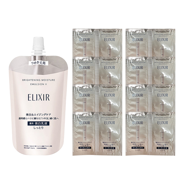 美白&エイジングケアの乳液(レフィル) 限定セット / 110ml、8包、8包 / レフィル