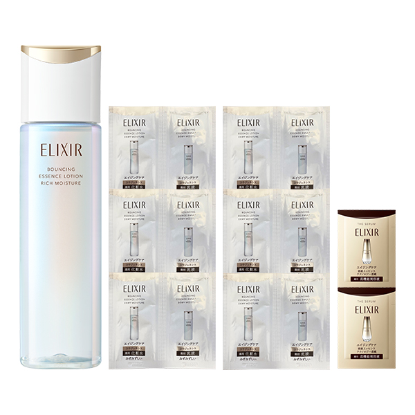 エイジングケアの化粧水(しっとりタイプ)限定セット / 170ml、6包、6包、0.4ml×2 / アクアフローラルの香り / しっとりタイプ