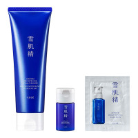薬用雪肌精 ブライトニング クリーム ウォッシュ トライアル付セット / 130g、14mL、2g
