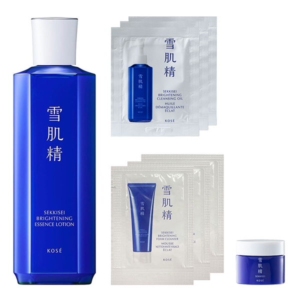 薬用雪肌精 ブライトニング エッセンス ローション(350mL)トライアル付セット / 350mL、10g、3mL×3、1.5g×3