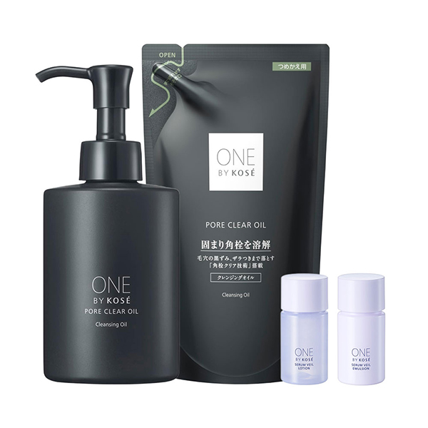 ポアクリア オイル(本体+つめかえ用)トライアル付セット / 180mL、160mL、14mL、14mL