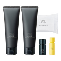 ポアクリア スクラブウォッシュ(本体)2個 トライアル付セット / 130g×2、14mL、9mL、5枚