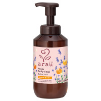 泡ボディソープ / 本体 / 480ml / もっちり泡でさっとすすげて、つるすべ肌 / ラベンダー&ビターオレンジ