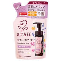 泡フェイスソープ / 詰替 / 150ml / 毛穴汚れすっきり、さっとすすげて、つっぱらない / ラベンダー&ゼラニウム&オレンジ&ライム