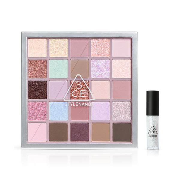 【1,950ポイントバック】【数量限定】3CE XL アイシャドウパレット&アイスイッチミニ(1.5g)キット / 17g、1.5g