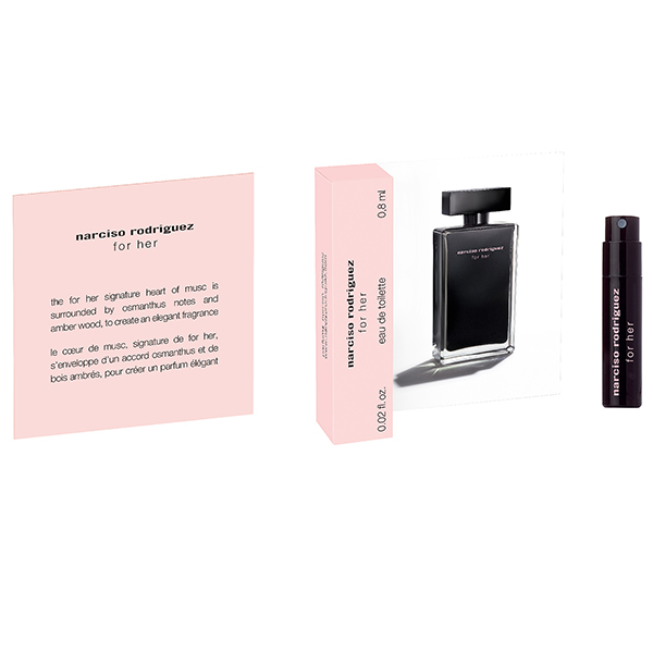 ナルシソ ロドリゲス ナルシソ オードパルファム プドゥレ トラベルスプレー 10mL(ディスカバリーサンプル付) / 10mL、0.8mL、0.8mL / ウッディ フローラル 1
