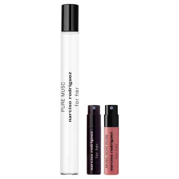 ナルシソ ロドリゲス フォーハー ピュア ムスク オードパルファム トラベルスプレー 10mL(ディスカバリーサンプル付) / 10mL、0.8mL、0.8mL / シプレー ムスキー