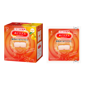 ぐるぐる好循環！蒸気めぐるアイマスク。