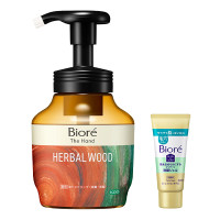 ザ ハンド 泡ハンドソープ 深くて温かみのあるハーバルウッドの香り ポンプ セット / 280ml、20g