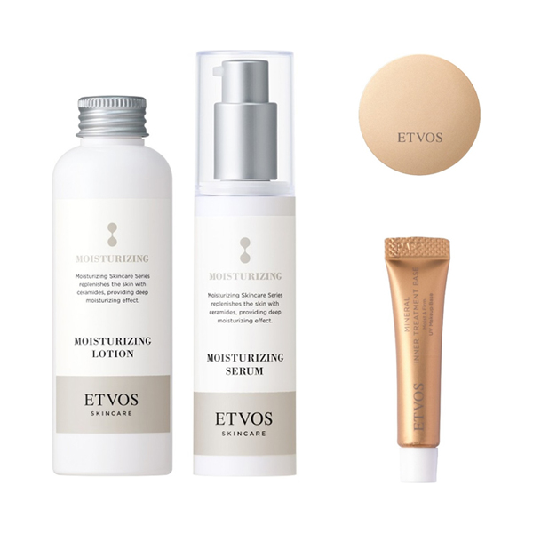 モイスチャーライン ミニ下地&パウダー付きセット / 150ml、50ml、4.4g、0.8g