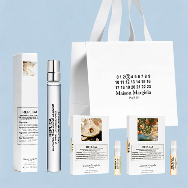 レプリカ オードトワレ レイジーサンデー モーニング 10mL サンプルセット / 10mL、1.2mL、1.2mL / 本体 / フローラルムスク