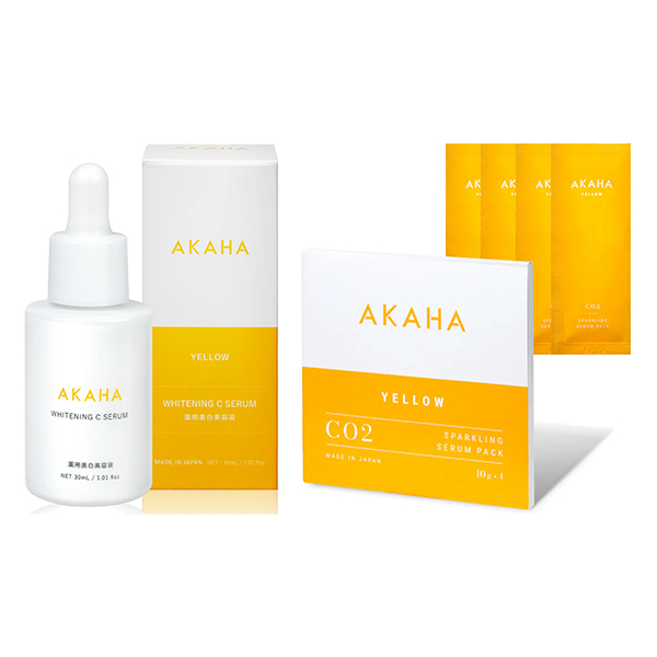 スパークリングセラムパック&薬用ホワイトニングCセラムセット / 30mL、10g×4包