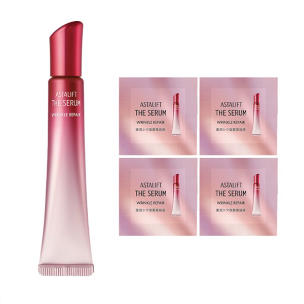 @cosme限定 薬用シワ改善美容液 増量セット(夜用) / 18g、4包