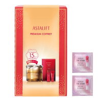 @cosme限定 ホワイトジェリー 15thプレミアムコフレ / 60g、14mL、7g、1枚、2包