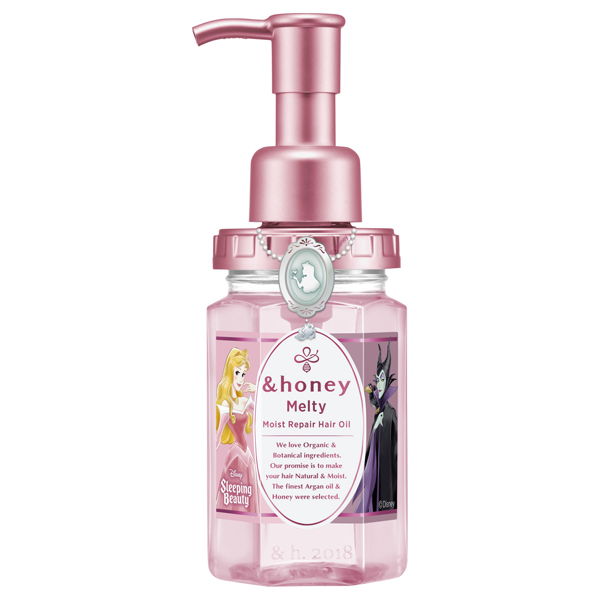 メルティ モイストリペア ヘアオイル / 本体(オーロラ姫・マレフィセント) / 100ml / エターナルローズハニーの香り メルティ モイストリペア ヘアオイル / 本体(オーロラ姫・マレフィセント) / 100ml / エターナルローズハニーの香り