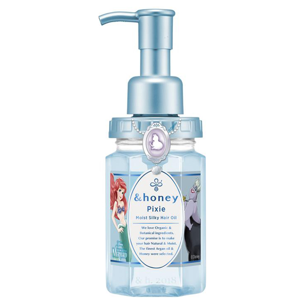 ピクシー モイストシルキー ヘアオイル / 本体(アリエル・アースラ) / 100ml / アクアマリンハニーの香り ピクシー モイストシルキー ヘアオイル / 本体(アリエル・アースラ) / 100ml / アクアマリンハニーの香り