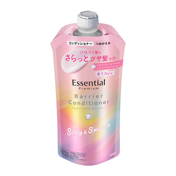 プレミアム うるおいバリアコンディショナー シルキー&スムース / 340ml / つめかえ用 / ときめく ホワイトピーチ&ムスクの香り